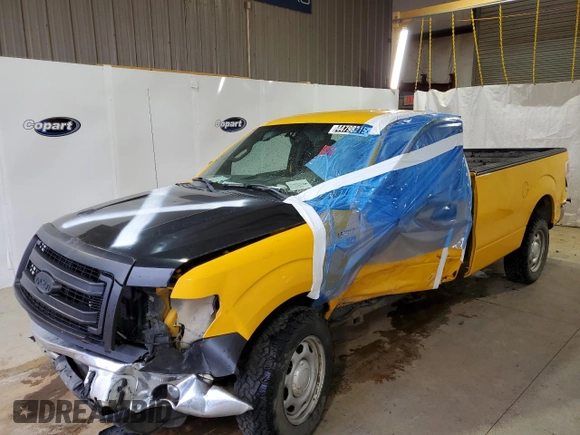2014 Ford F-150 XL with VIN 1FTNF1CF2EKG11542, listed as a Copart auction lot 44798215 with 0 mi miles and Salvage Title. Bid and sale history available at carsss.com. Image 1.