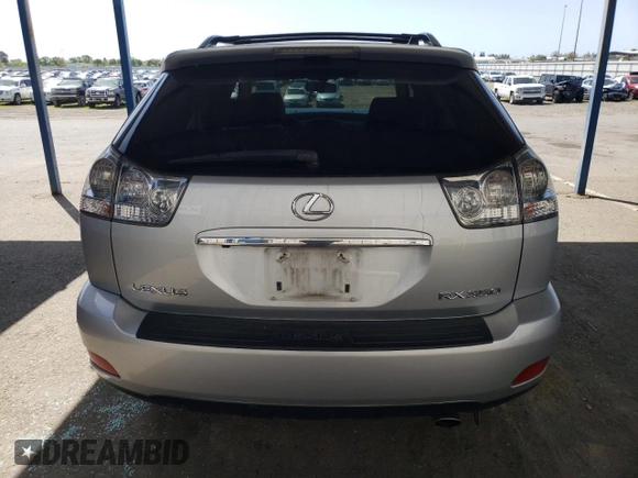 2009 Lexus RX 350 with VIN 2T2HK31U69C122392, listed as a Copart auction lot 52439995 with 185,463 mi miles and Salvage Title. Bid and sale history available at DreamBid. Image 6.