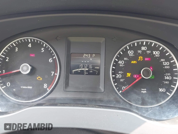 2012 Volkswagen Jetta SE with VIN 3VWDX7AJ3CM422968, listed as a IAAI auction lot 42306707 with 191,216 mi miles and . Bid and sale history available at DreamBid. Image 7.