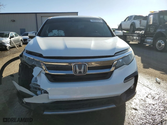 2021 Honda Pilot EX-L with VIN 5FNYF5H56MB022039, listed as a Copart auction lot 42592945 with 43,533 mi miles and Salvage Title. Bid and sale history available at carsss.com. Image 5.