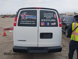 2019 Chevrolet Express Cargo Van with VIN 1GCWGAFP6K1243793, listed as a IAAI auction lot 41799107 with 106,566 mi miles. Bid and sale history available at carsss.com. Image 17.