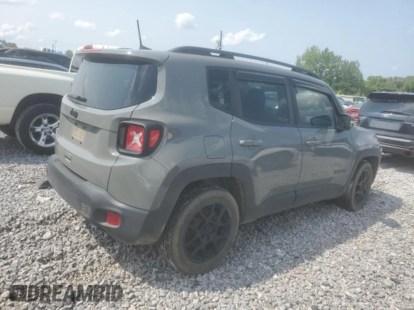 2020 Jeep Renegade Latitude with VIN ZACNJABB0LPM02796, listed as a Copart auction lot 58173715 with Not provided miles and Salvage title. Bid and sale history available at DreamBid. Image 3.