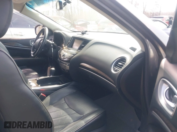 2015 Infiniti QX60 with VIN 5N1AL0MM9FC514957, listed as a IAAI auction lot 41714774 with 77,070 mi miles. Bid and sale history available at carsss.com. Image 5.