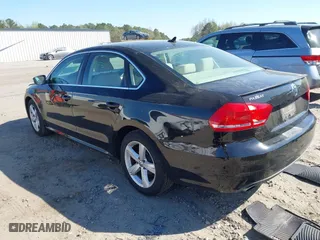 2013 Volkswagen Passat SE w/Sunroof with VIN 1VWBH7A36DC020984, listed as a IAAI auction lot 41883902 with 169,916 mi miles. Bid and sale history available at carsss.com. Image 3.