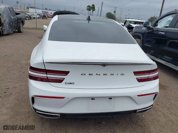 2023 Genesis G80 2.5T with VIN KMTGA4SC9PU180724, listed as a IAAI auction lot 41253866 with 29,087 mi miles. Bid and sale history available at carsss.com. Image 16.