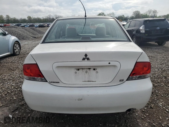 2005 Mitsubishi Lancer ES z VIN JA3AJ26EX5U042545, wystawiony jako Copart lot #54561325 z przebiegiem 194 289 mil mil oraz Szkoda całkowita • Salvage title. Historia ofert i sprzedaży dostępna na DreamBid. Obrazek 6.