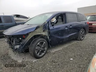 2024 Honda Odyssey Elite с VIN 5FNRL6H90RB001894, выставлен на аукционе Copart как лот 53403815 с пробегом 2 943 миль миль и Списание • Salvage title. История ставок и продаж доступна на DreamBid. Изображение 1.