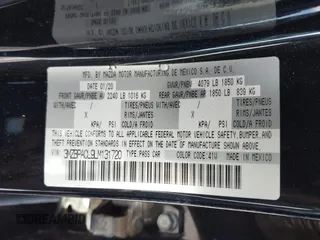 2020 Mazda 3 Select с VIN 3MZBPACL9LM131720, выставлен на аукционе IAAI как лот 41699018 с пробегом 63 627 миль миль и . История ставок и продаж доступна на DreamBid. Изображение 9.