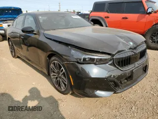 2024 BMW 5 Series 540i xDrive with VIN WBA63FJ06RCR52447, listed as a Copart auction lot 70771024 with 0 mi miles and Salvage Title. Bid and sale history available at carsss.com. Image 4.