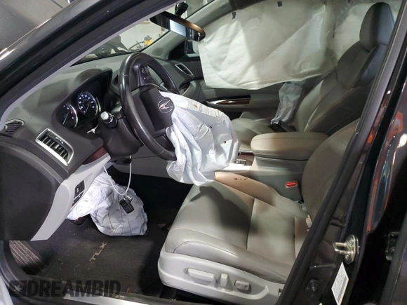 2016 Acura TLX Technology with VIN 19UUB2F55GA001290, listed as a Copart auction lot 56603745 with Not provided miles and Salvage title. Bid and sale history available at DreamBid. Image 7.