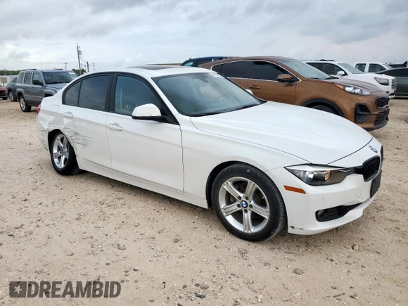 2015 BMW 3 Series 328i with VIN WBA3A5G51FNS89780, listed as a Copart auction lot 59128835 with 118,836 mi miles and Salvage title. Bid and sale history available at DreamBid. Image 4.