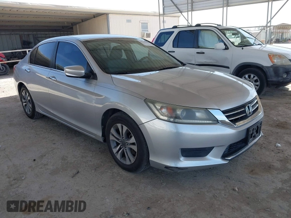 2014 Honda Accord LX z VIN 1HGCR2F39EA164642, wystawiony jako IAAI lot #41749040 z przebiegiem 188 958 mil mil oraz . Historia ofert i sprzedaży dostępna na DreamBid. Obrazek 1.