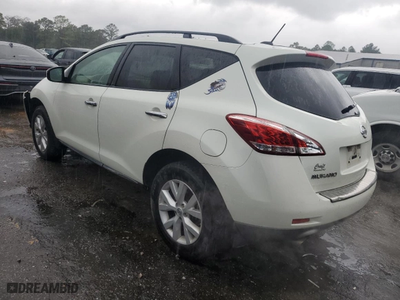 2011 Nissan Murano LE with VIN JN8AZ1MU6BW061726, listed as a Copart auction lot 80458544 with 193,080 mi miles and Salvage Title. Bid and sale history available at carsss.com. Image 2.