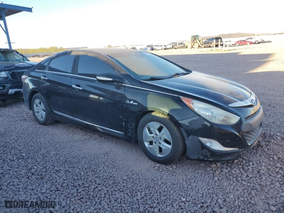 2012 Hyundai Sonata Hybrid with VIN KMHEC4A49CA029304, listed as a Copart auction lot 47037225 with 126,522 mi miles and Clean Title. Bid and sale history available at carsss.com. Image 4.