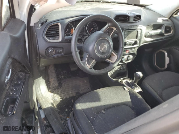 2017 Jeep Renegade Sport with VIN ZACCJAAB0HPF67024, listed as a Copart auction lot 43539575 with 0 mi miles and Salvage Title. Bid and sale history available at carsss.com. Image 8.