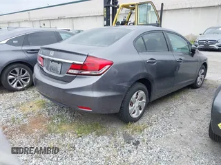 2015 Honda Civic Sedan LX with VIN 19XFB2E50FE078346, listed as a IAAI auction lot 41906523 with 68,013 mi miles. Bid and sale history available at carsss.com. Image 4.