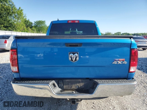 2021 Ram 1500 Tradesman with VIN 1C6RR7FG6MS527407, listed as a Copart auction lot 54611505 with 75,459 mi miles and Salvage title. Bid and sale history available at DreamBid. Image 6.