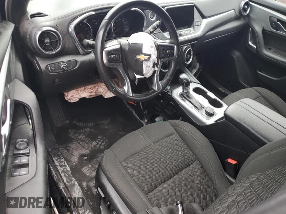 2020 Chevrolet Blazer LT with VIN 3GNKBCRSXLS682043, listed as a Copart auction lot 55614095 with Not provided miles and Salvage title. Bid and sale history available at DreamBid. Image 8.