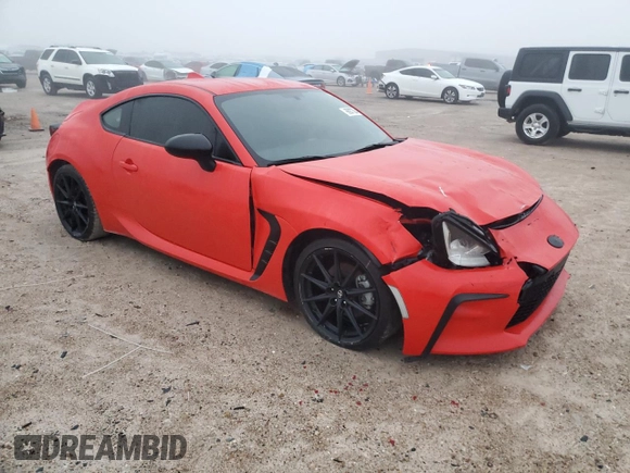 2023 Toyota GR86 Premium with VIN JF1ZNBF15P8763475, listed as a Copart auction lot 86877584 with 22,873 mi miles and Salvage Title. Bid and sale history available at carsss.com. Image 4.