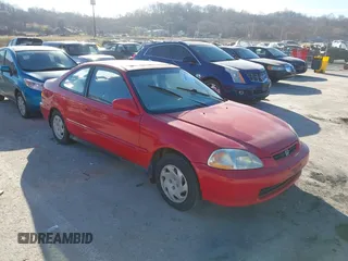 1996 Honda Civic EX with VIN 1HGEJ824XTL025638, listed as a IAAI auction lot 41692965 with 270,018 mi miles. Bid and sale history available at carsss.com. Image 1.