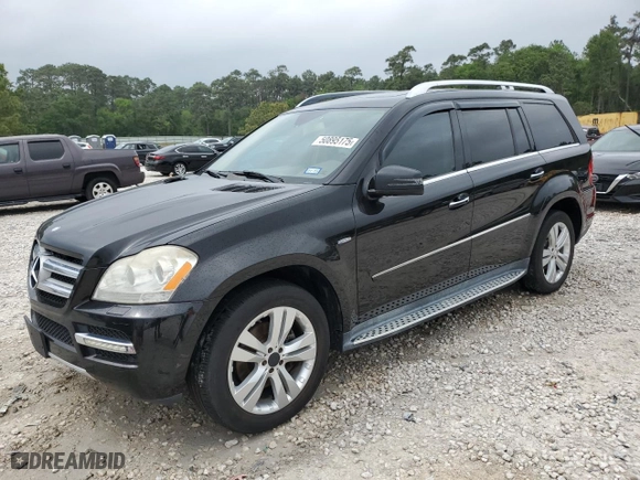 2012 Mercedes-Benz GL-Class GL 350 BlueTEC with VIN 4JGBF2FE1CA783216, listed as a Copart auction lot 50895175 with 163,852 mi miles and Salvage Title. Bid and sale history available at carsss.com. Image 1.
