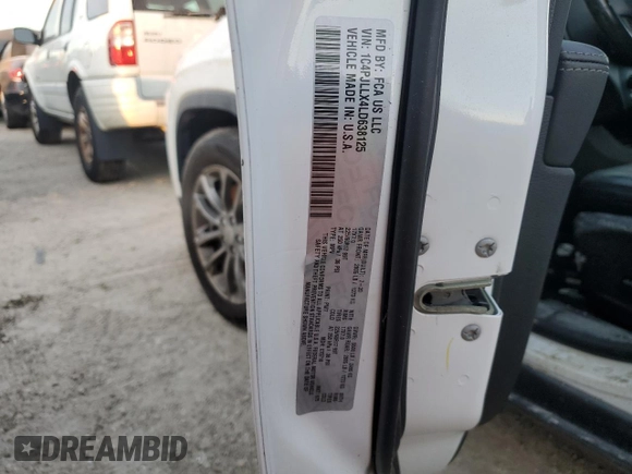 2020 Jeep Cherokee Lux with VIN 1C4PJLLX4LD638125, listed as a Copart auction lot 74843964 with Not provided miles and Non repairable. Bid and sale history available at DreamBid. Image 14.