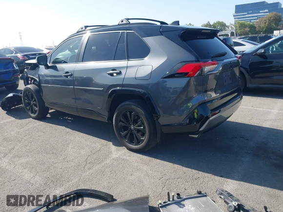 2023 Toyota RAV4 Hybrid XSE with VIN 4T3E6RFV6PU120175, listed as a IAAI auction lot 42499631 with 27,452 mi miles and . Bid and sale history available at DreamBid. Image 3.