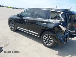 2013 Infiniti JX35 z VIN 5N1AL0MM0DC347143, wystawiony jako IAAI lot #42239032 z przebiegiem 177 662 mil mil oraz . Historia ofert i sprzedaży dostępna na DreamBid. Obrazek 3.