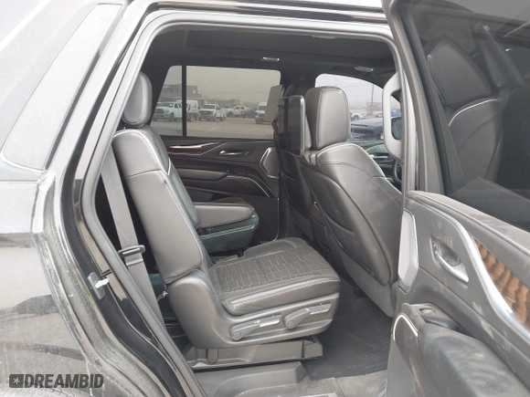 2021 Cadillac Escalade Sport Platinum with VIN 1GYS4GKL0MR228590, listed as a IAAI auction lot 41301987 with 1 mi miles. Bid and sale history available at carsss.com. Image 8.