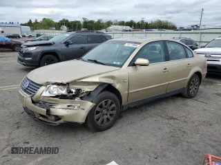 2001 Volkswagen Passat GLS z VIN WVWPD63B91P070897, wystawiony jako Copart lot #74171804 z przebiegiem 94 825 mil mil oraz Szkoda całkowita • Salvage title. Historia ofert i sprzedaży dostępna na DreamBid. Obrazek 1.