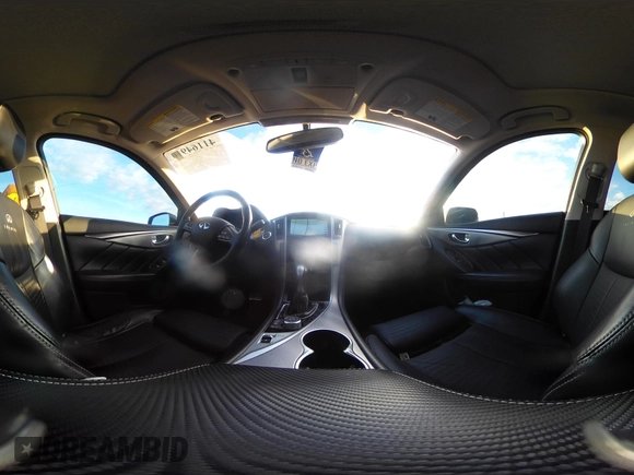 2014 Infiniti Q50 Hybrid Sport with VIN JN1AV7AP4EM691658, listed as a IAAI auction lot 41164910 with 90,521 mi miles and . Bid and sale history available at DreamBid. Image 21.