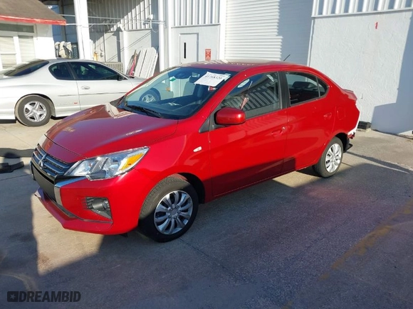 2022 Mitsubishi Mirage G4 ES with VIN ML32FUFJ7NHF06499, listed as a IAAI auction lot 41768320 with 19,331 mi miles. Bid and sale history available at carsss.com. Image 2.