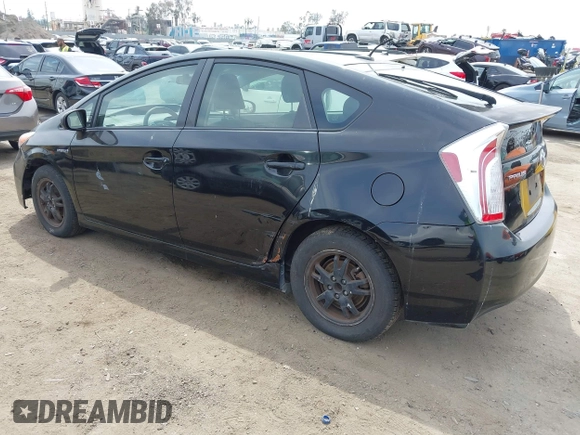 2013 Toyota Prius One with VIN JTDKN3DU8D1691254, listed as a IAAI auction lot 42047639 with 208,680 mi miles. Bid and sale history available at carsss.com. Image 3.