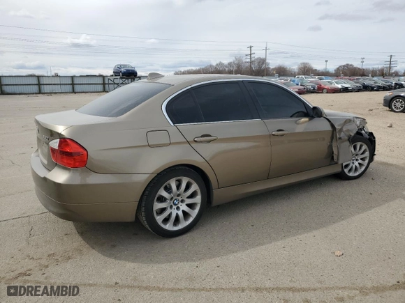 2006 BMW 3 Series 330i with VIN WBAVB33536PS10775, listed as a Copart auction lot 48991105 with 111,822 mi miles and Salvage Title. Bid and sale history available at carsss.com. Image 3.