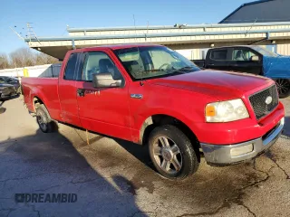 2005 Ford F-150 XLT with VIN 1FTPX12565FB76290, listed as a Copart auction lot 46956185 with 0 mi miles and Clean Title. Bid and sale history available at carsss.com. Image 4.