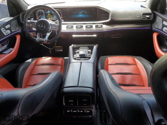 2022 Mercedes-Benz GLE 53 AMG with VIN 4JGFD6BB5NA684735, listed as a Copart auction lot 56068905 with 56,119 mi miles and Salvage title. Bid and sale history available at DreamBid. Image 8.