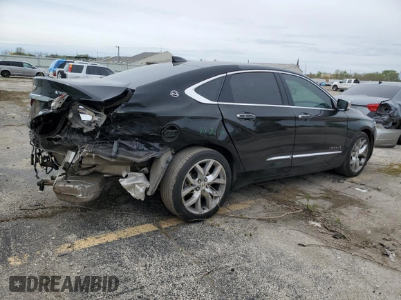 2019 Chevrolet Impala Premier with VIN 2G1105S30K9142956, listed as a Copart auction lot 55113215 with 129,031 mi miles and Salvage title. Bid and sale history available at DreamBid. Image 3.