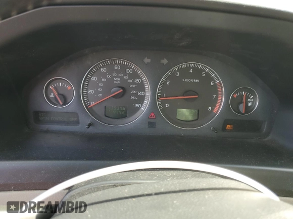 2004 Volvo S60 with VIN YV1RS59V342321760, listed as a Copart auction lot 54357014 with 135,376 mi miles and Salvage Title. Bid and sale history available at carsss.com. Image 9.