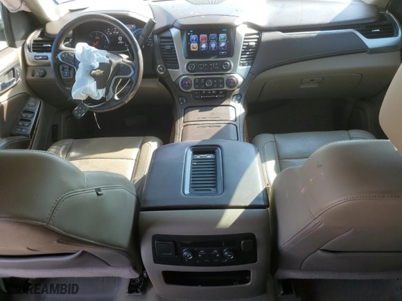 2017 Chevrolet Suburban Premier with VIN 1GNSCJKC9HR320316, listed as a Copart auction lot 75221404 with 161,495 mi miles and Salvage Title. Bid and sale history available at carsss.com. Image 8.