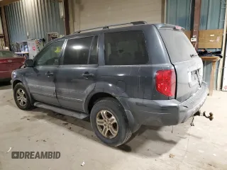 2003 Honda Pilot EX z VIN 2HKYF18723H565883, wystawiony jako Copart lot #84520794 z przebiegiem Nie podano mil oraz Szkoda całkowita • Salvage title. Historia ofert i sprzedaży dostępna na DreamBid. Obrazek 2.