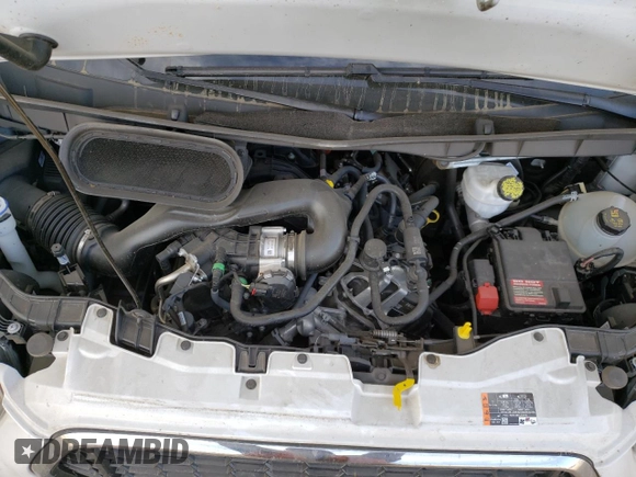 2023 Ford Transit Cargo with VIN 1FTBR1Y80PKA10749, listed as a Copart auction lot 76136724 with 24,809 mi miles and Clean Title. Bid and sale history available at DreamBid. Image 12.