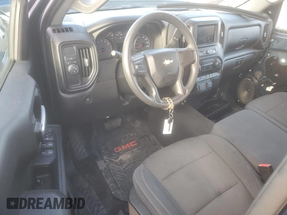 2020 Chevrolet Silverado 1500 Custom with VIN 1GCRWBEHXLZ141173, listed as a Copart auction lot 41639755 with 68,666 mi miles and Salvage Title. Bid and sale history available at carsss.com. Image 8.