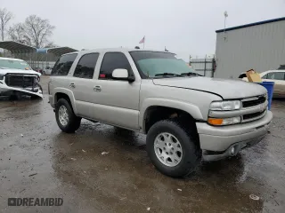 2005 Chevrolet Tahoe LT with VIN 1GNEC13T75R179933, listed as a Copart auction lot 45101455 with 230,711 mi miles and Salvage Title. Bid and sale history available at carsss.com. Image 4.