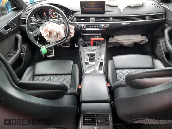 2018 Audi S4 Premium Plus with VIN WAUB4AF4XJA202043, listed as a Copart auction lot 72751834 with 70,760 mi miles and Salvage Title. Bid and sale history available at carsss.com. Image 8.