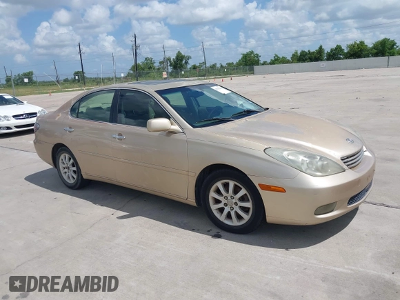 2002 Lexus ES 300 with VIN JTHBF30G025016838, listed as a IAAI auction lot 42741435 with 250,187 mi miles and . Bid and sale history available at DreamBid. Image 1.