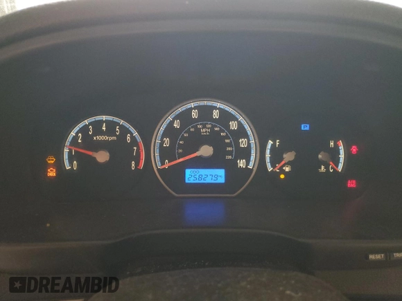 2009 Hyundai Santa Fe GLS z VIN 5NMSG13D19H316335, wystawiony jako Copart lot #46833255 z przebiegiem 258 279 mil mil oraz Nie do naprawy • Non repairable. Historia ofert i sprzedaży dostępna na DreamBid. Obrazek 9.