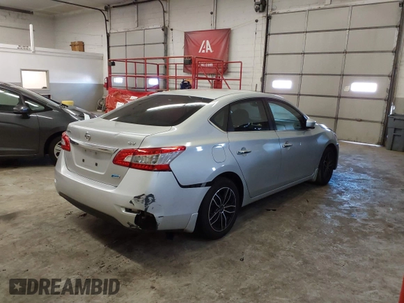 2014 Nissan Sentra S with VIN 3N1AB7AP6EY299710, listed as a IAAI auction lot 41505297 with 124,994 mi miles and . Bid and sale history available at DreamBid. Image 4.