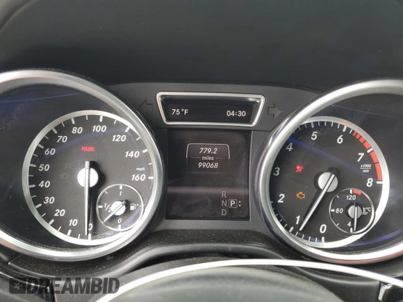 2013 Mercedes-Benz M 550 with VIN 4JGDA7DB9DA184708, listed as a Copart auction lot 53168655 with 99,068 mi miles and Salvage title. Bid and sale history available at DreamBid. Image 9.