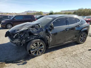 2022 Lexus UX 250h F Sport with VIN JTHE9JBH8N2055567, listed as a Copart auction lot 80708554 with 34,161 mi miles and Salvage Title. Bid and sale history available at DreamBid. Image 1.