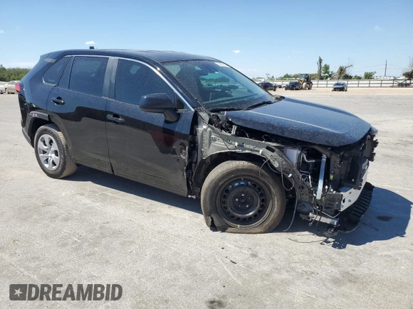 2024 Toyota RAV4 LE with VIN 2T3H1RFVXRC273612, listed as a Copart auction lot 50302325 with 28,749 mi miles and Salvage Title. Bid and sale history available at carsss.com. Image 4.